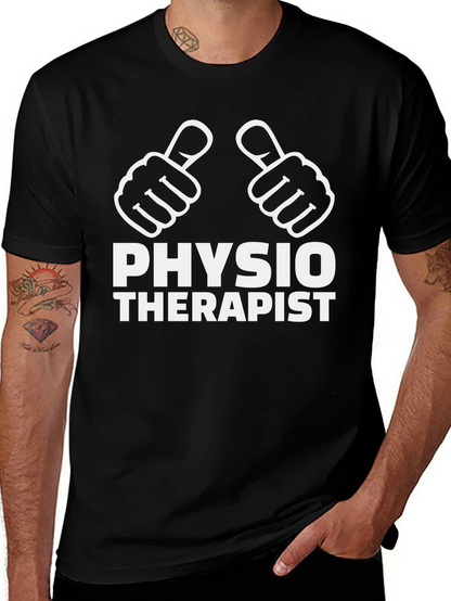 Physio Therapist T-Shirt - Thumbs Up Design
