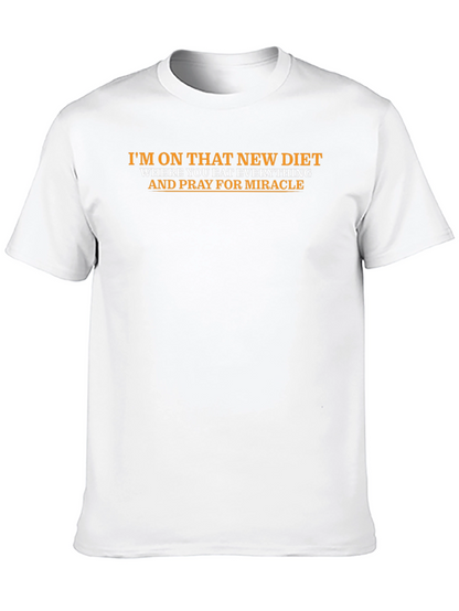 Funny Diet T-Shirt - Eat Everything and Pray