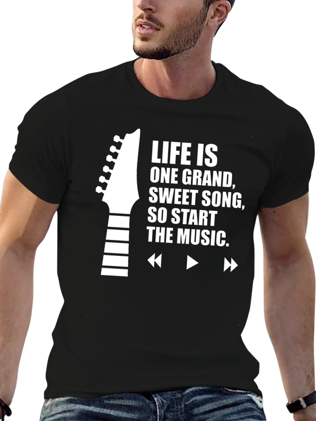 Life is Music Graphic Tee