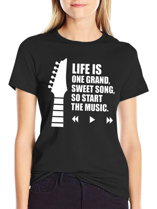Life is Music Graphic Tee
