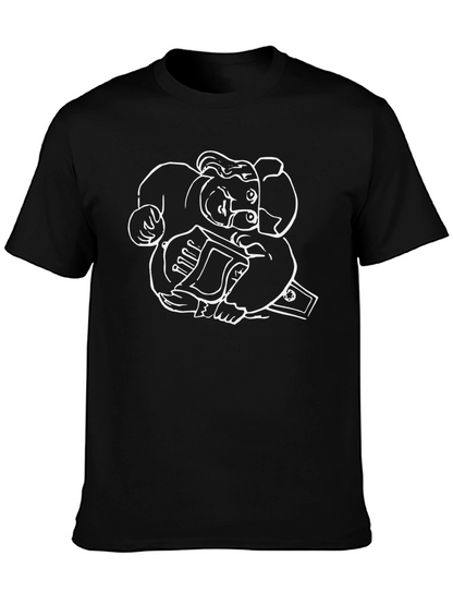 Unique Graphic T-Shirt - Bear Accountant