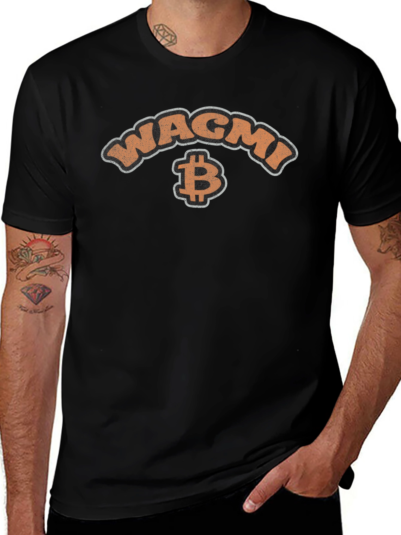 WAGMI Bitcoin Graphic T-Shirt - Crypto HODL Tee