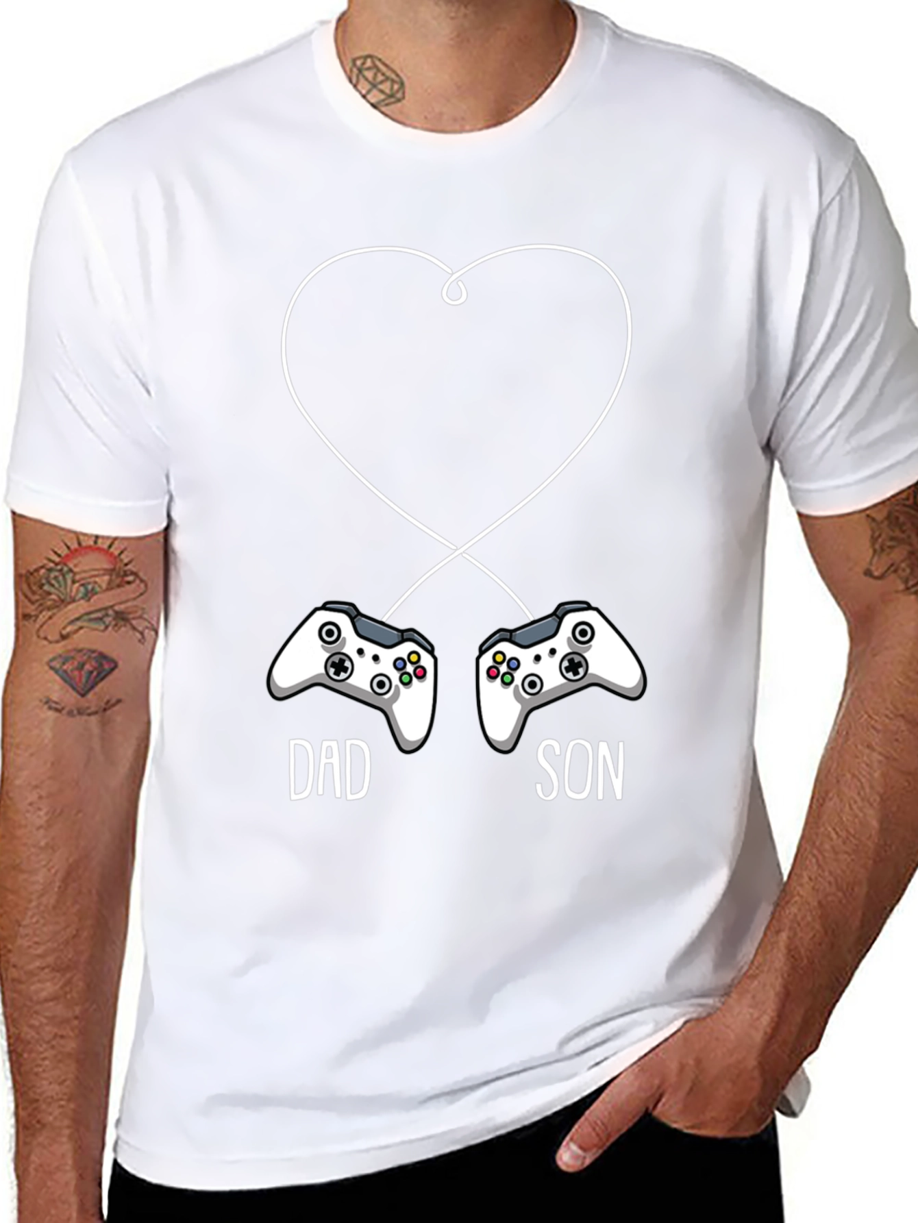 Dad and Son Matching Gamer T-Shirt