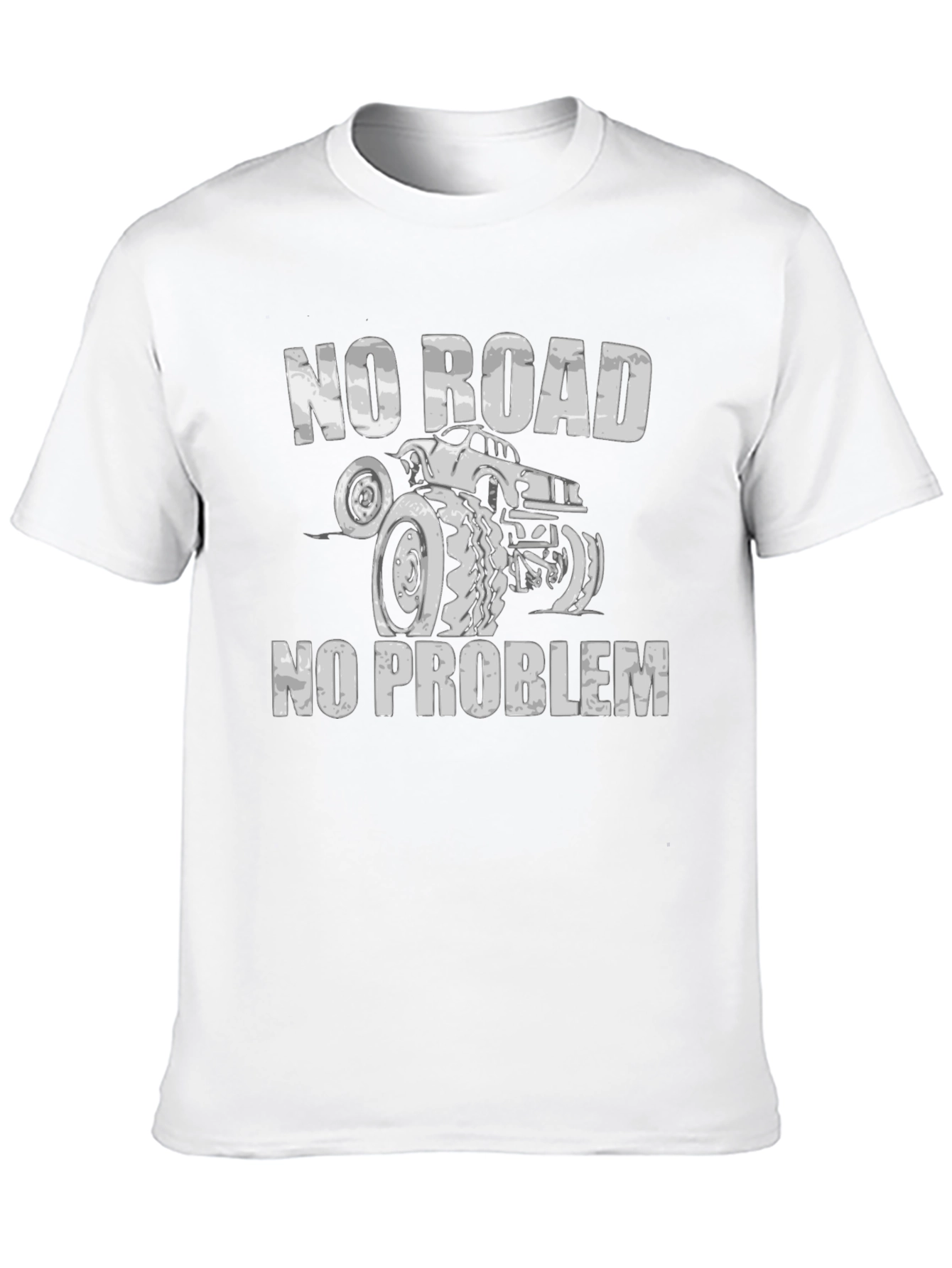 No Road No Problem Monster Truck T-Shirt