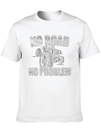 No Road No Problem Monster Truck T-Shirt