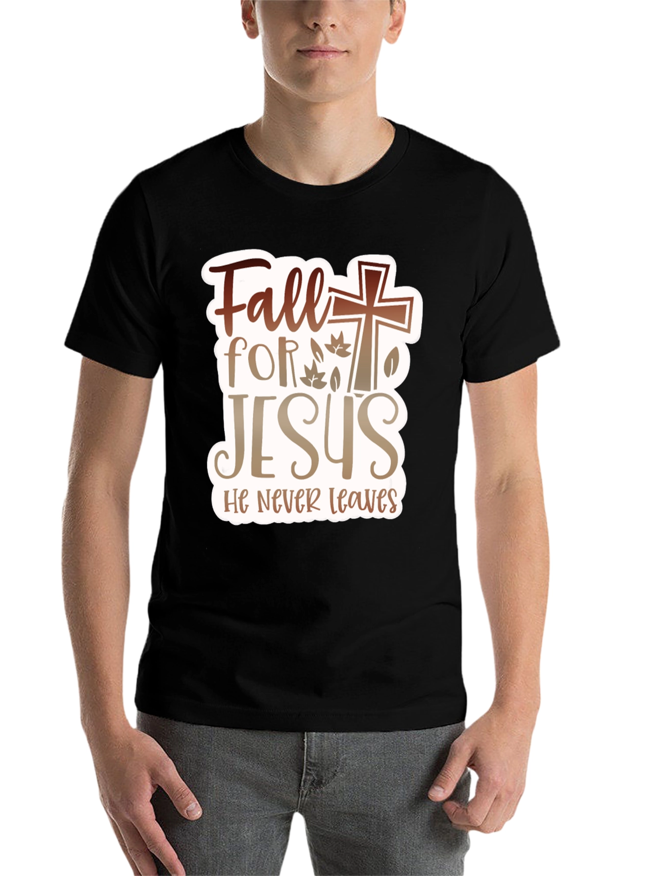 Fall for Jesus Graphic T-Shirt