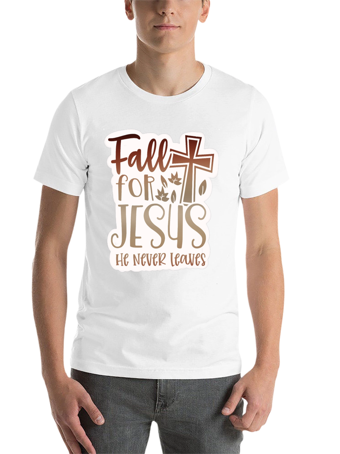 Fall for Jesus Graphic T-Shirt