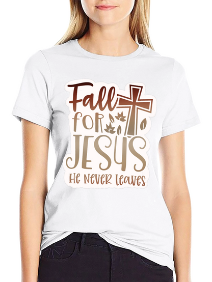Fall for Jesus Graphic T-Shirt
