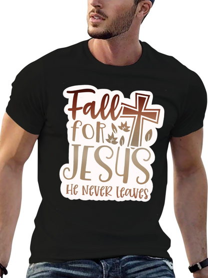Fall for Jesus Graphic T-Shirt