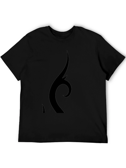 Black Graphic Tee - Unique Design