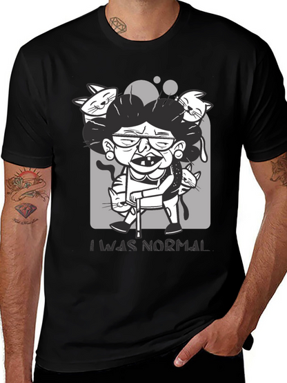 Crazy Cat Lady T-Shirt - I Was Normal