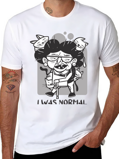 Crazy Cat Lady T-Shirt - I Was Normal