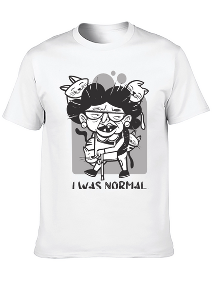 Crazy Cat Lady T-Shirt - I Was Normal