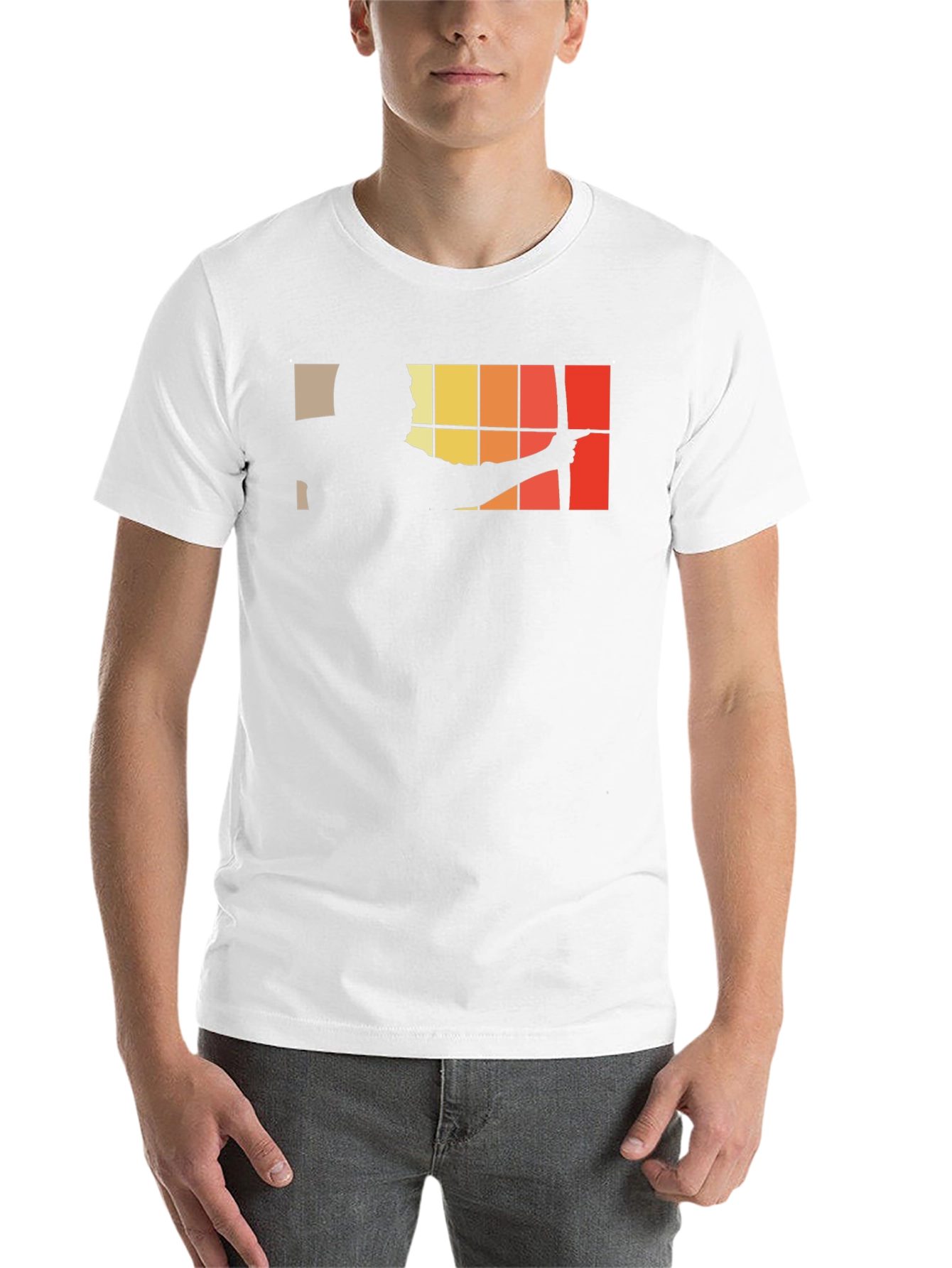 Archery Silhouette Graphic Black T-Shirt