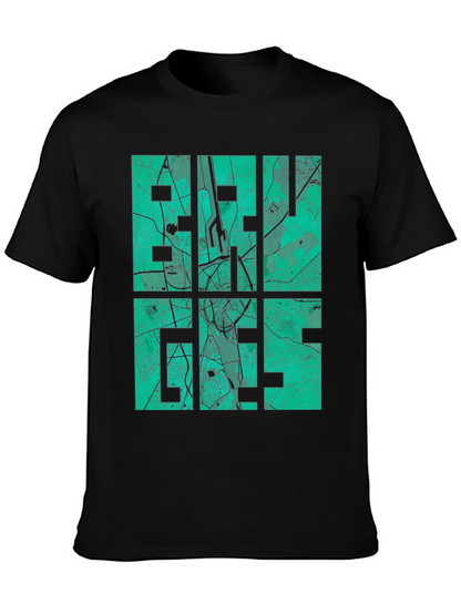 City Map Graphic Tee - Black