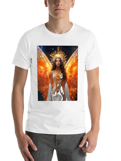 Angel Wings Graphic T-Shirt - Celestial Art Tee
