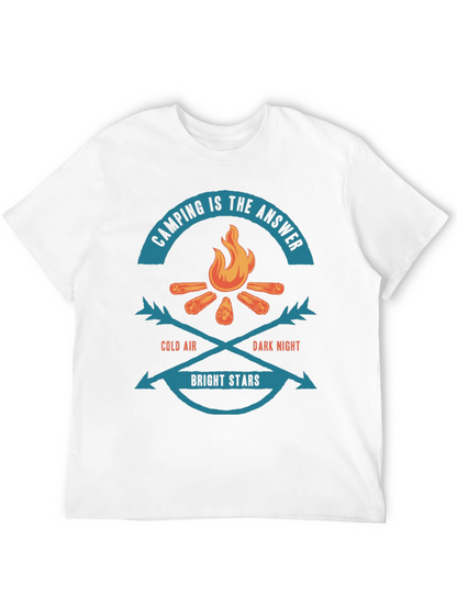 Camping is the Answer Graphic Tee