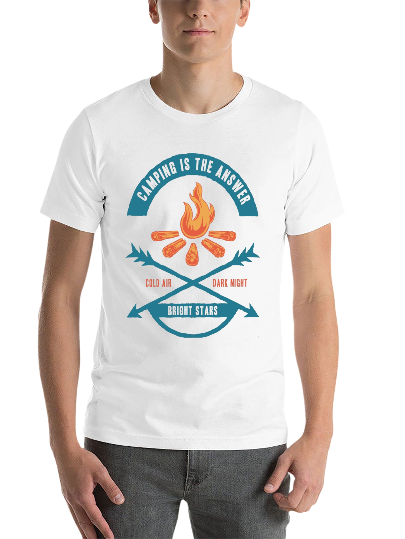 Camping is the Answer Graphic Tee