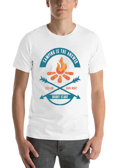 Camping is the Answer Graphic Tee