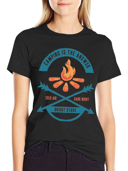 Camping is the Answer Graphic Tee