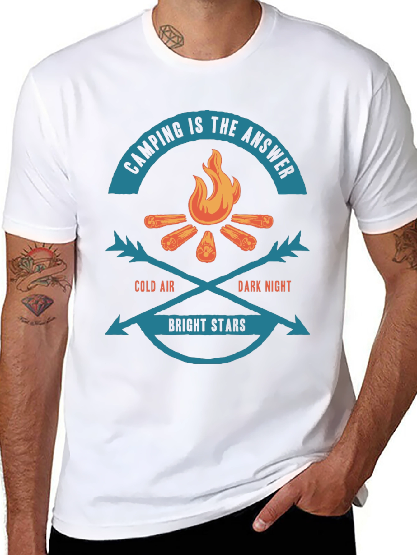 Camping is the Answer Graphic Tee