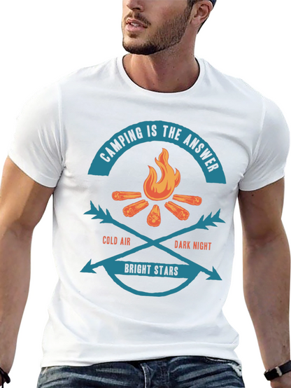 Camping is the Answer Graphic Tee