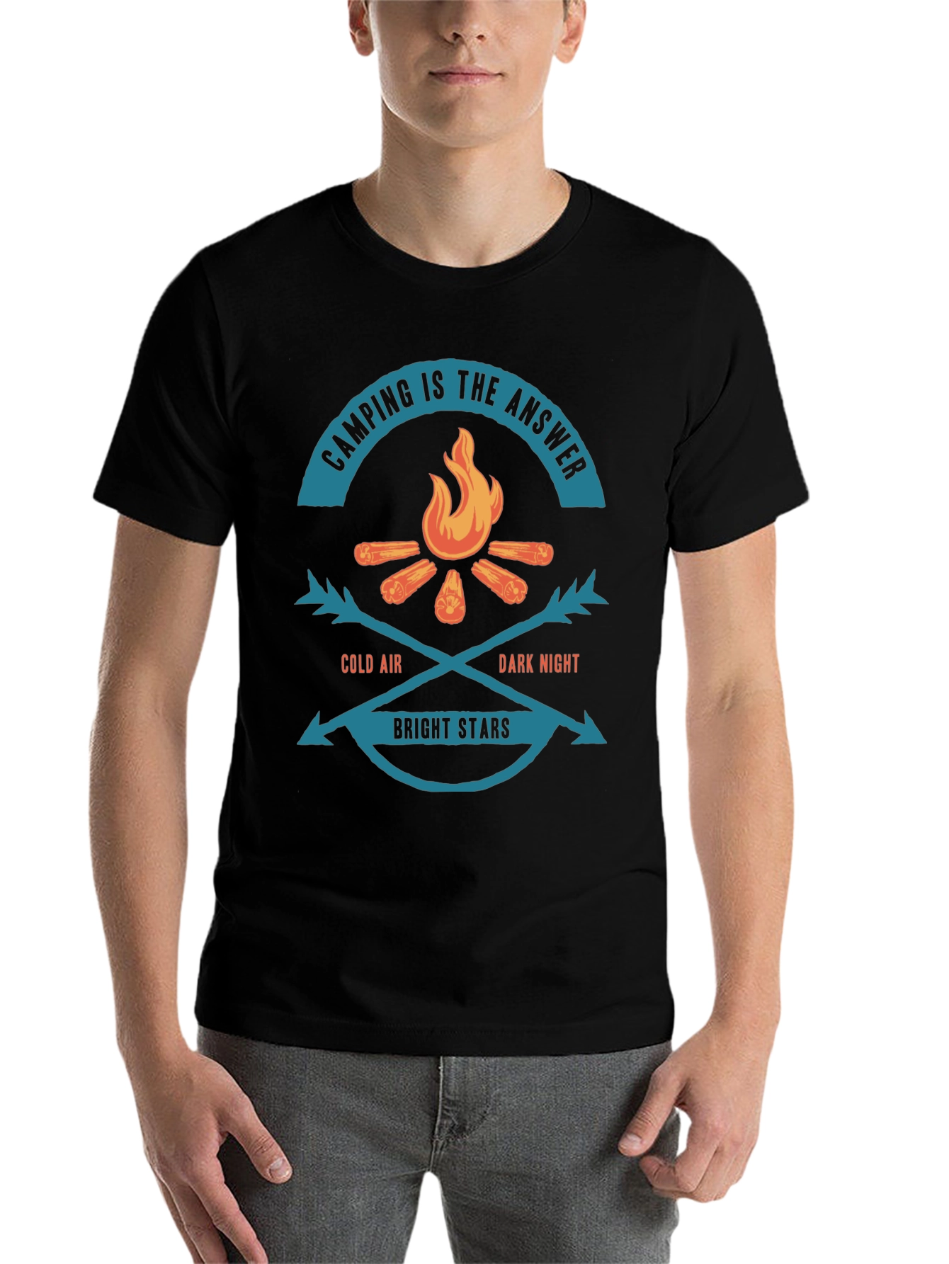 Camping is the Answer Graphic Tee