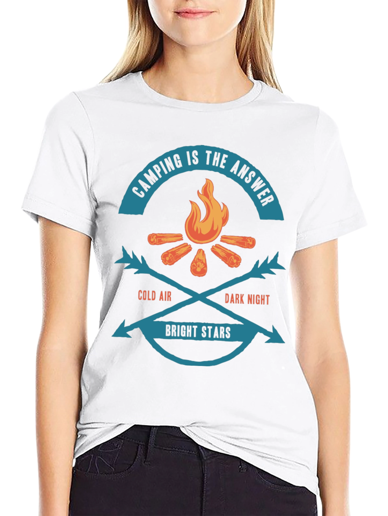 Camping is the Answer Graphic Tee
