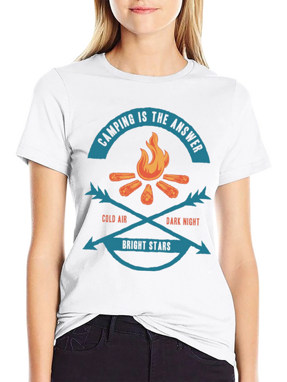Camping is the Answer Graphic Tee
