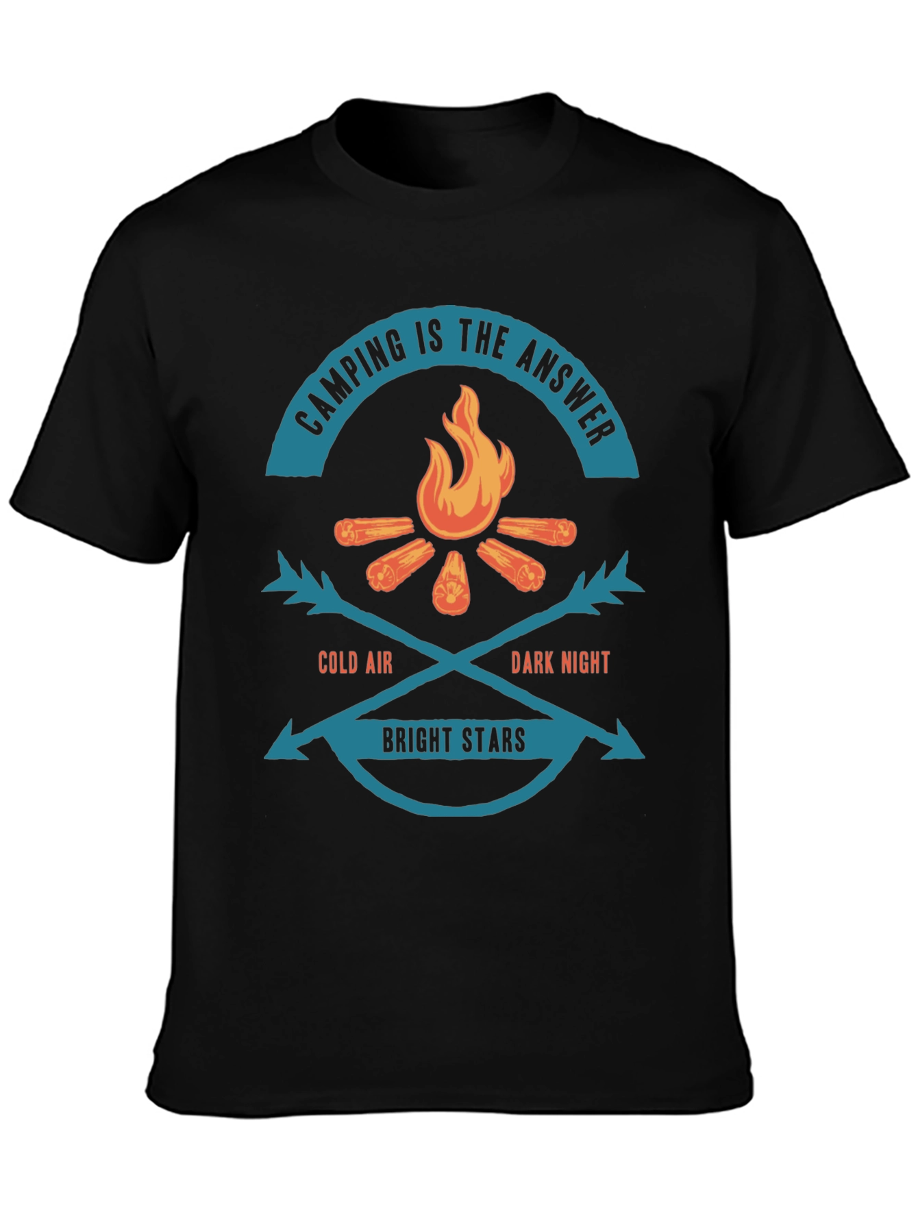 Camping is the Answer Graphic Tee