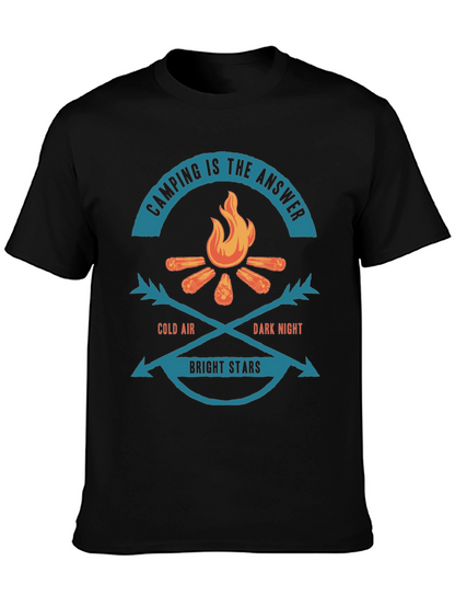 Camping is the Answer Graphic Tee