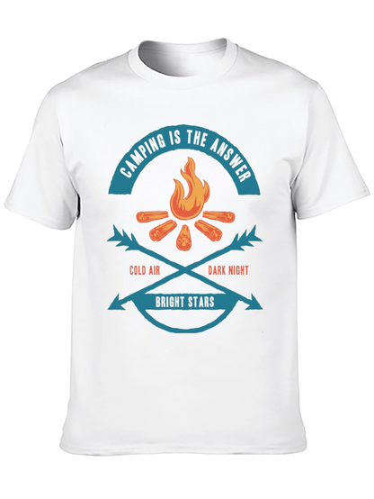 Camping is the Answer Graphic Tee
