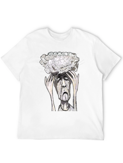 Mind Storm Tee: Overwhelmed Graphic T-Shirt