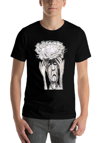 Mind Storm Tee: Overwhelmed Graphic T-Shirt