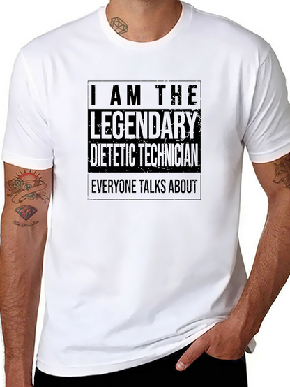 Legendary Dietetic Technician Black T-Shirt