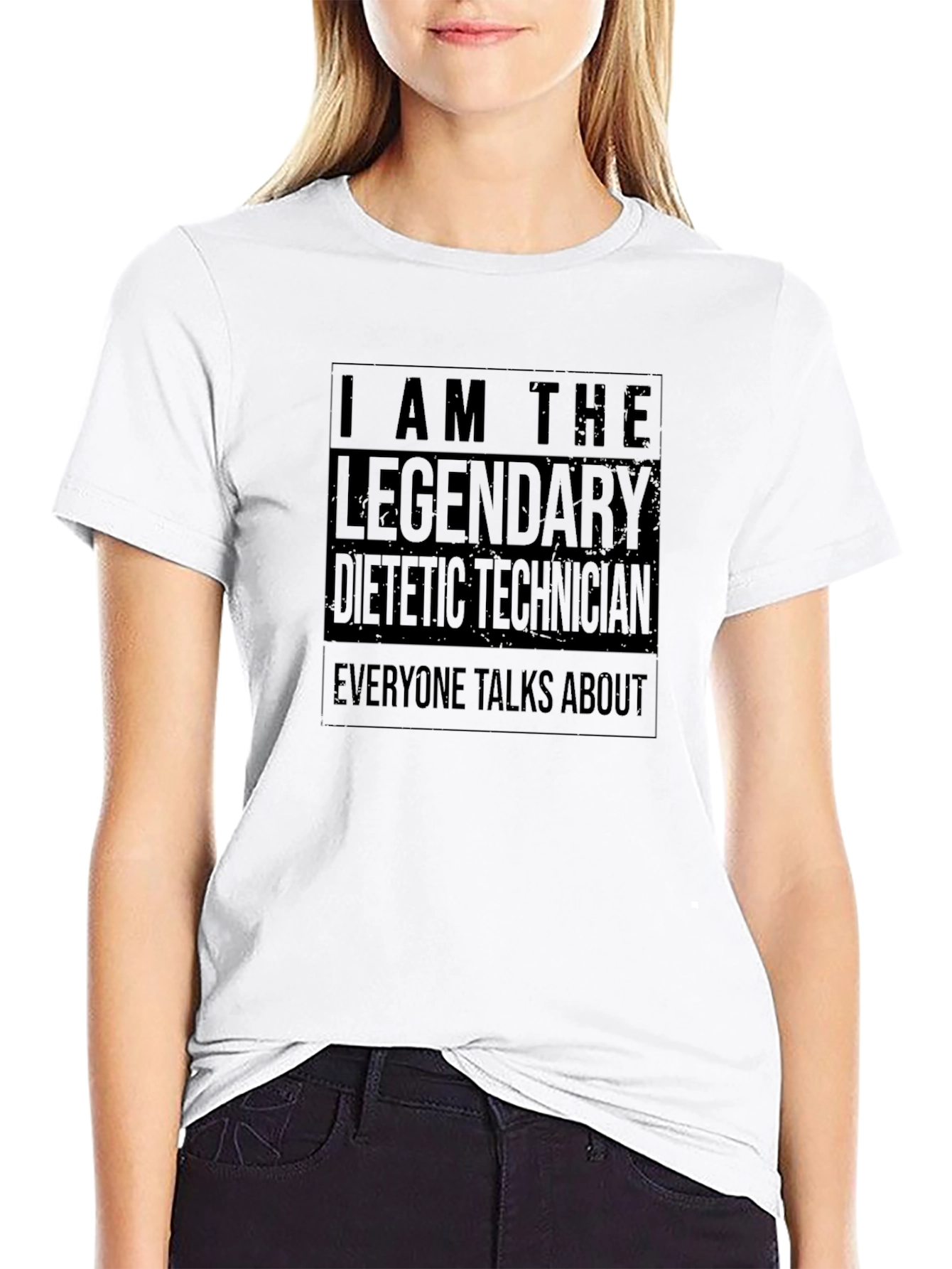 Legendary Dietetic Technician Black T-Shirt