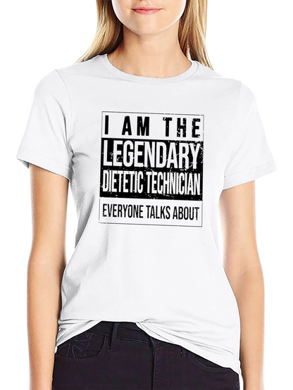 Legendary Dietetic Technician Black T-Shirt