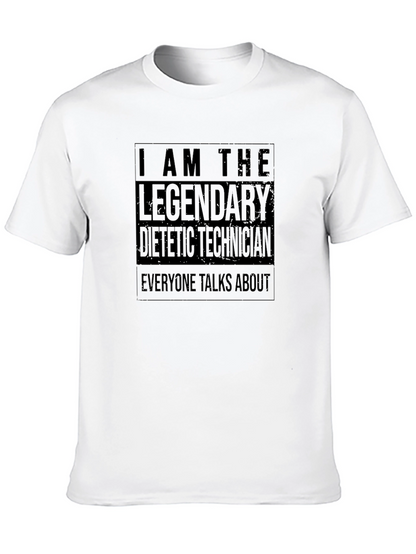 Legendary Dietetic Technician Black T-Shirt