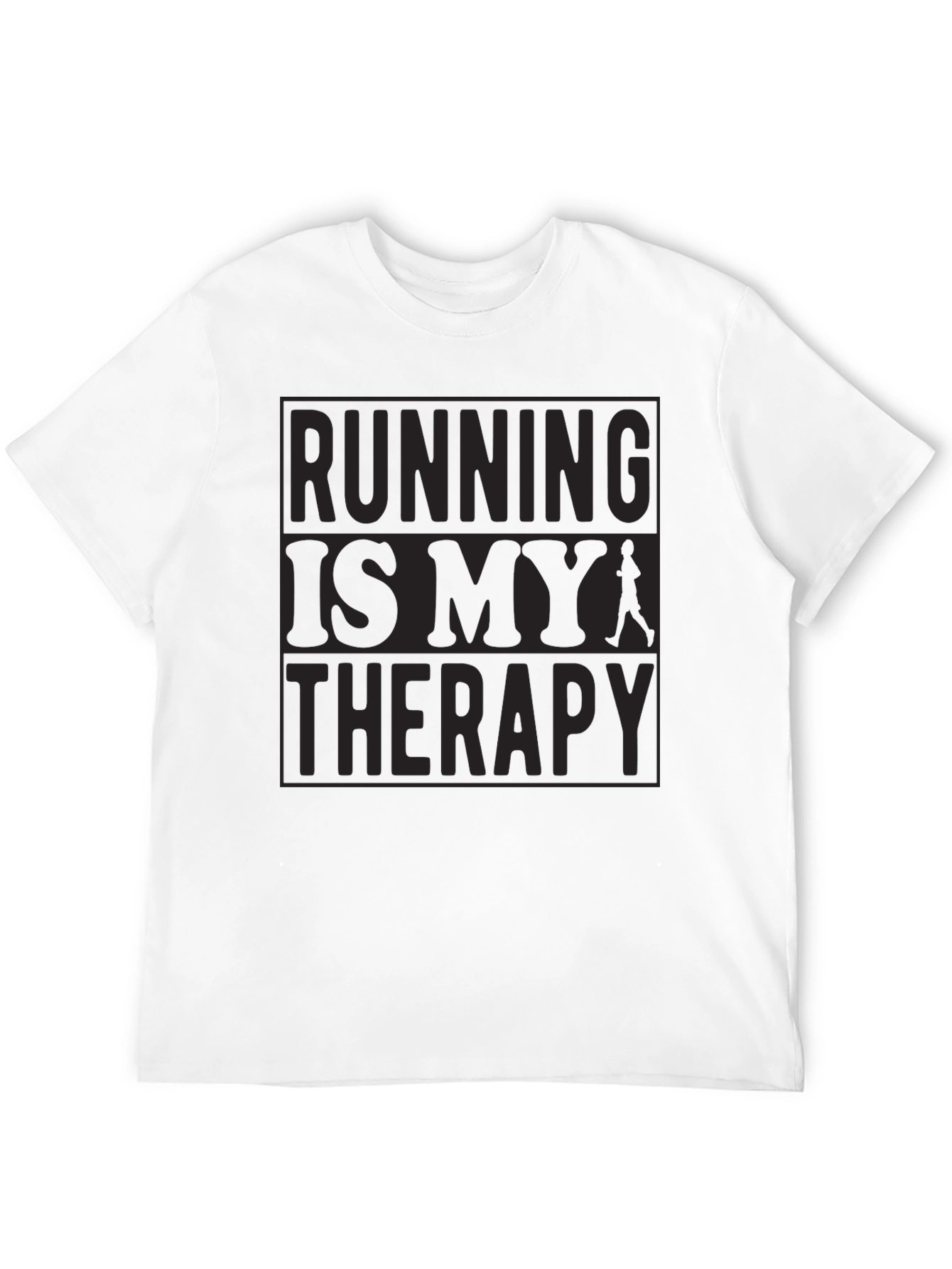 Running is My Therapy Graphic T-Shirt