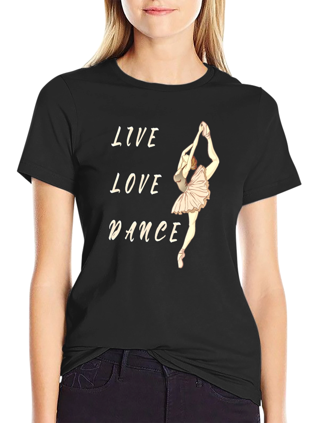 Live Love Dance Graphic T-Shirt