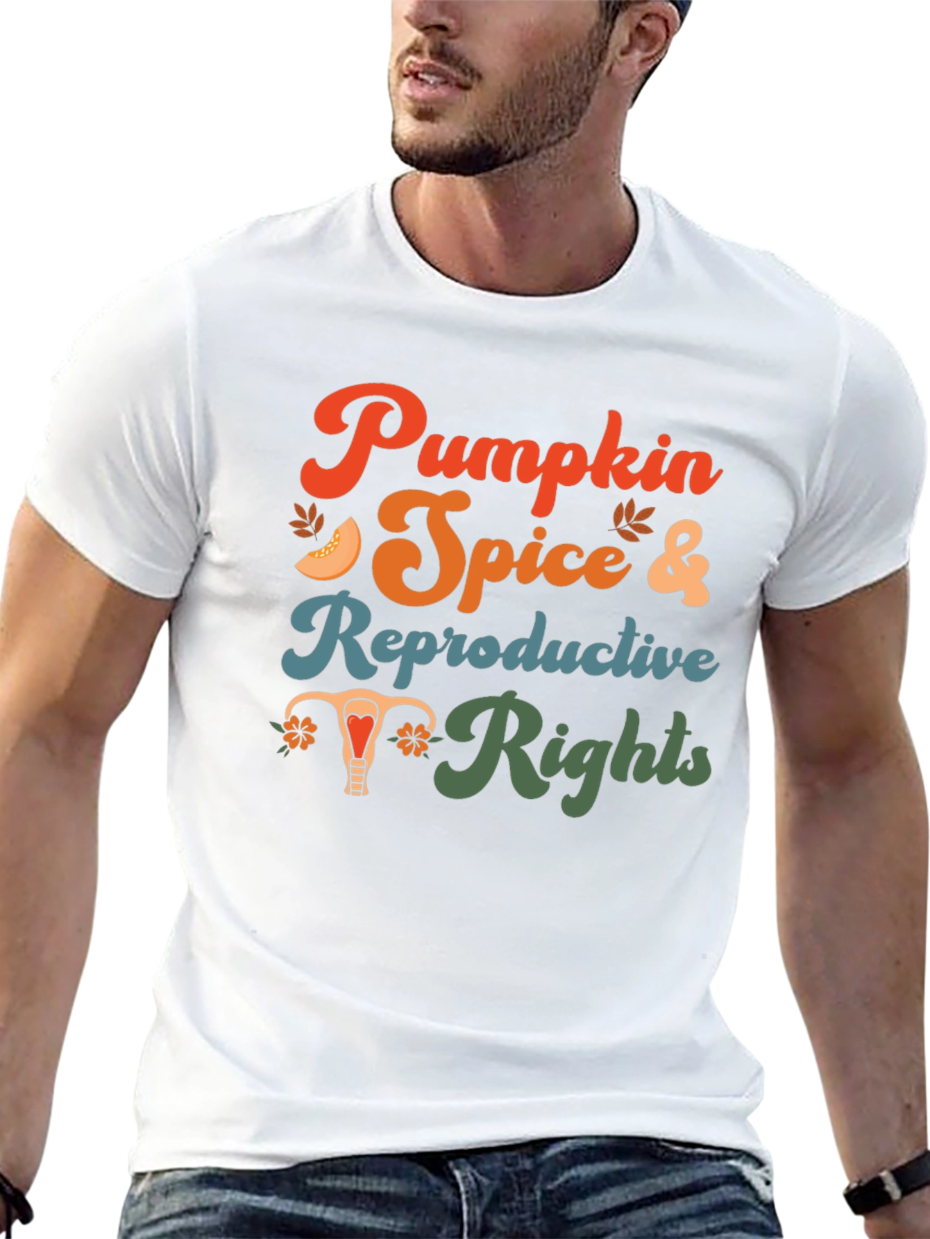 Pumpkin Spice & Reproductive Rights Graphic Tee