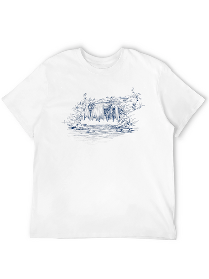 Mens Black Graphic T-Shirt