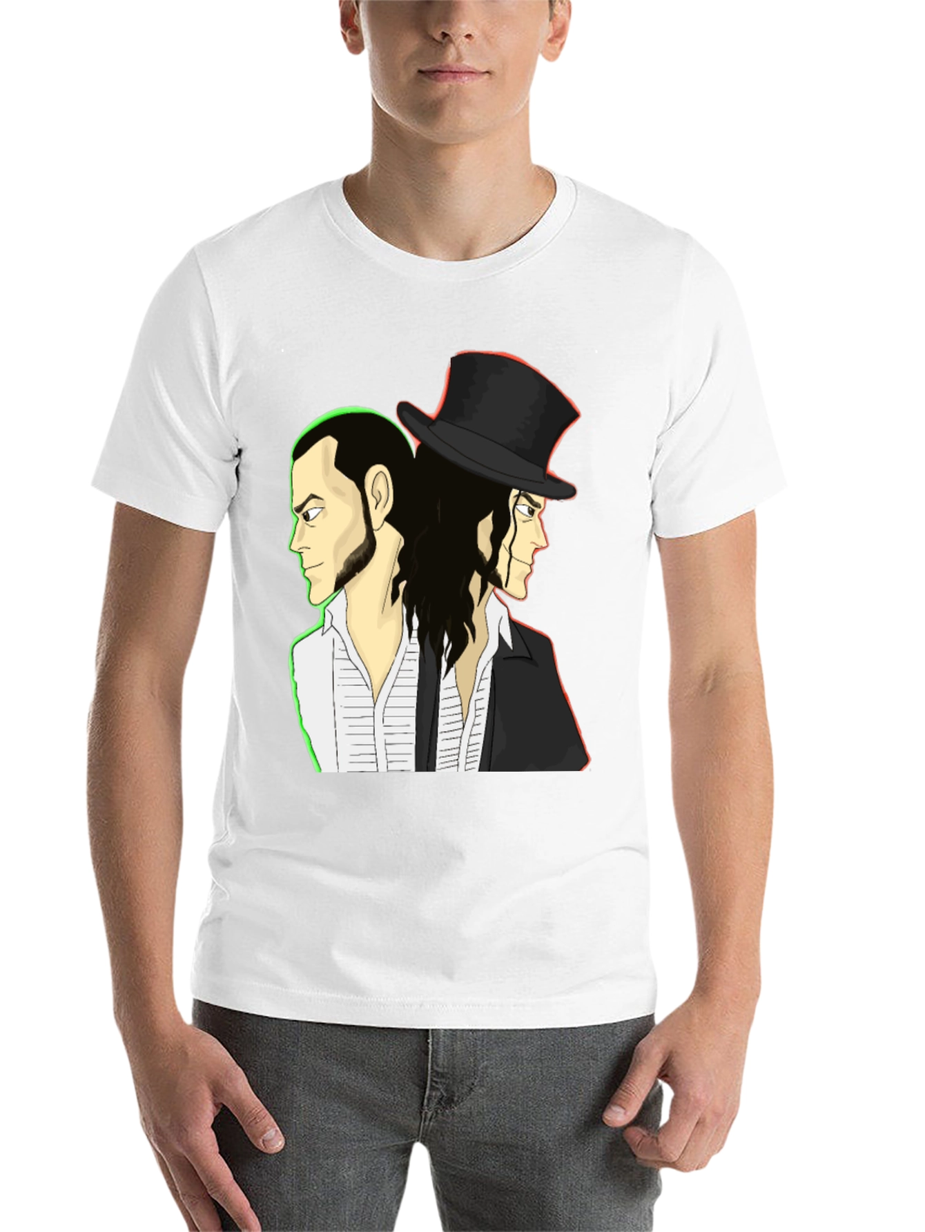 Mens Graphic T-Shirt - Cartoon Characters
