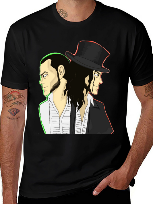 Mens Graphic T-Shirt - Cartoon Characters