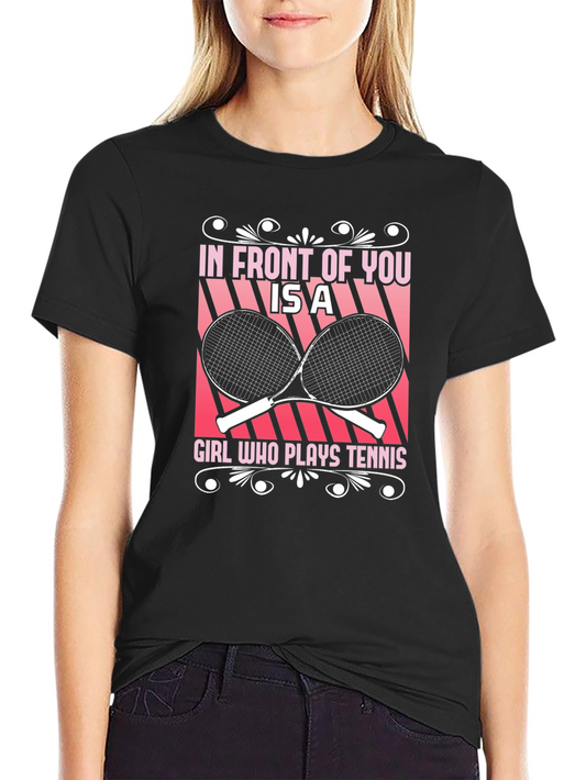 Tennis Girl Graphic T-Shirt