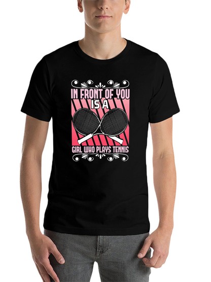 Tennis Girl Graphic T-Shirt