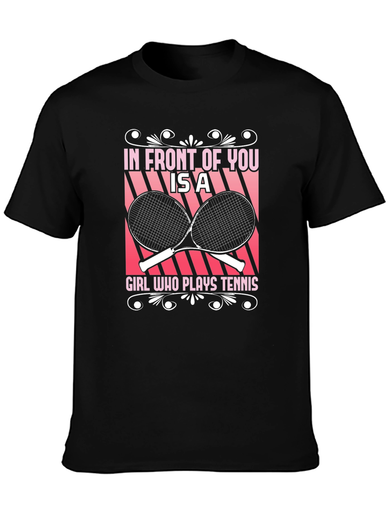 Tennis Girl Graphic T-Shirt