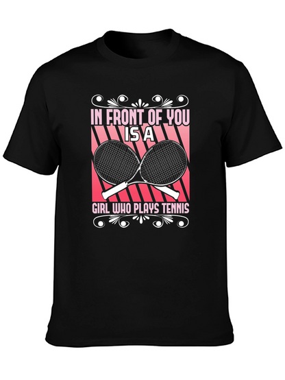 Tennis Girl Graphic T-Shirt