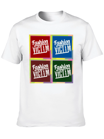 Fashion Victim Graphic Tee - Pop Art Design