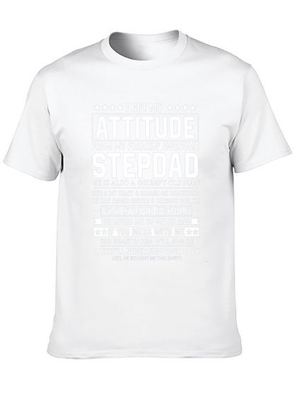 Awesome Stepdad T-Shirt: Attitude & Humor